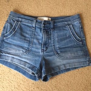 denim shorts